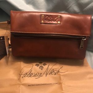 BN Patricia Nash Genuine Leather Clutch Bag
